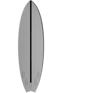 Appletee Elstar surfboard bottom