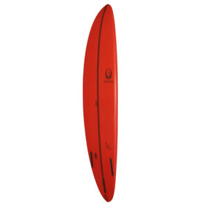 Appleflap Noseless wave kiteboard with pin tail