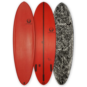 Appleflap Noseless directional wave kiteboard for high wind and big waves