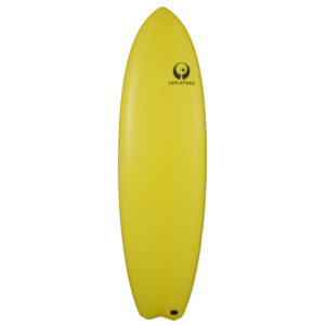Appletree kiteboard, yellow Malus Domestica, deck
