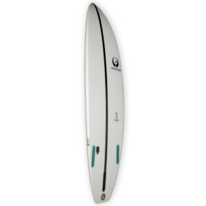 Appletree White Line kiteboard Klokhouse Noseless bottom side