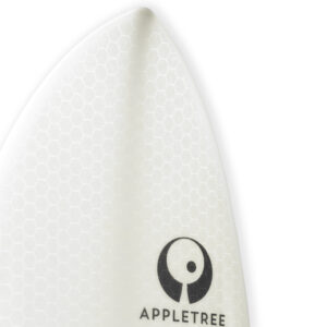 Appletree White Line kiteboard Klokhouse Noseless nose hex skin
