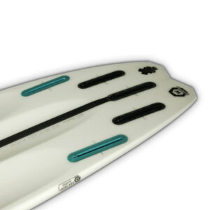 Appletree White Line kiteboard Malus Domestica kiteboard with fishtail and triple concave