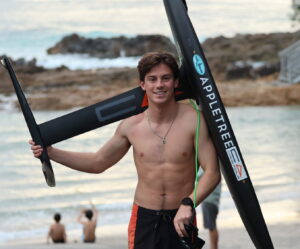 appletree surfboards team rider high mitchell