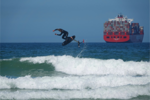 Dylan Wichmann foiling Cape Town
