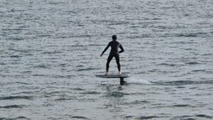 Big Zapple : board to start foiling