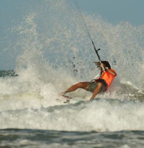 Appletree Surfboards team rider Roderick on the Klokhouse Noseless in Brazil