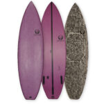 Klokhouse kite surfboard with a squash tail