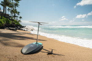 Appleslice V3 demo on beach