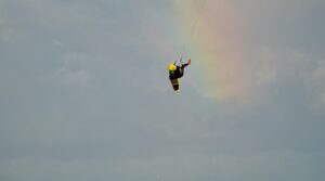 big air strapless kiteboarding