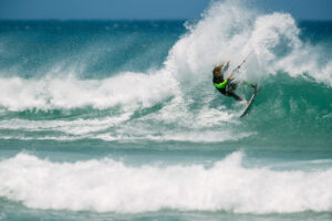 Cape Town strapless wave kiting